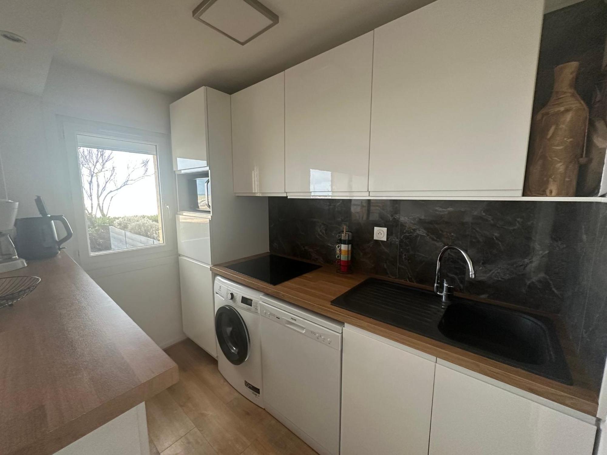 Appartement 2P, Rez-De-Jardin, Acces Plage, Animaux Ok, Parking, Internet Inclus - Fr-1-487-355 กาบูร์ก ภายนอก รูปภาพ